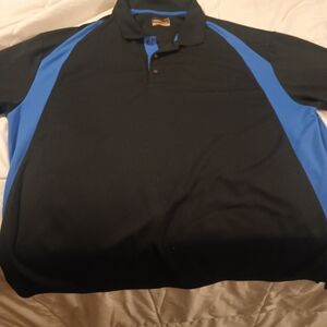 Black and Blue Men's Polo Shirt